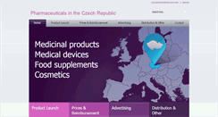 Desktop Screenshot of pharmaceuticals-czech.com